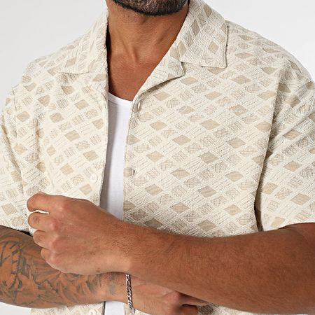 Project X Paris - Camicia a maniche corte 2510164 Beige