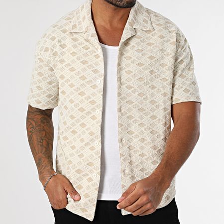 Project X Paris - Camicia a maniche corte 2510164 Beige
