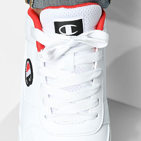 Champion - Cestini Heritage Low S22030 Bianco Rosso Nero