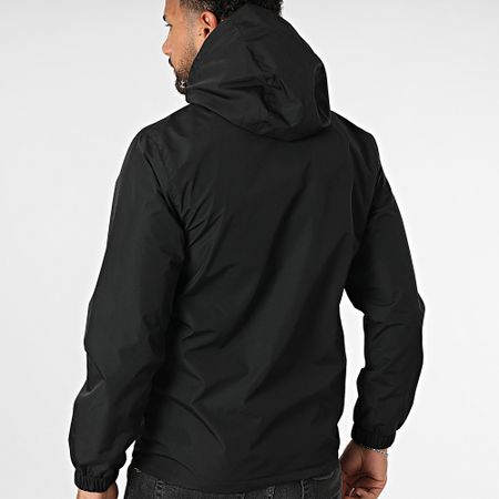 Classic Series - Giacca nera con cappuccio e zip