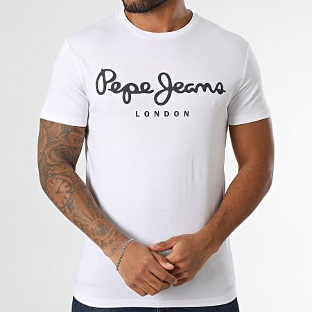 Pepe Jeans - T-shirt Original Stretch PM508210 Bianco