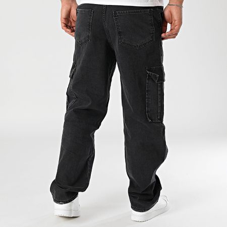 Classic Series - Pantaloni Cargo Jeans Baggy Fit Nero