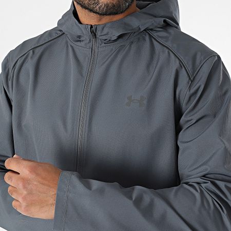 Under Armour - Giacca a vento Launch 1376795 Grigio antracite
