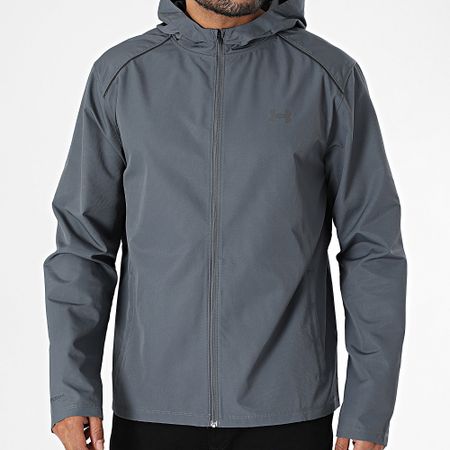 Under Armour - Giacca a vento Launch 1376795 Grigio antracite