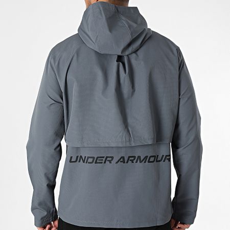 Under Armour - Giacca a vento Launch 1376795 Grigio antracite