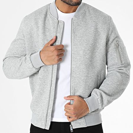 Frilivin - Giacca con zip grigia