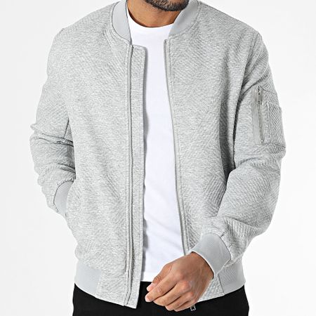Frilivin - Giacca con zip grigia