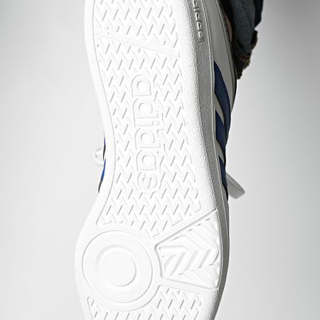 Adidas Sportswear - Scarpe da ginnastica Hoops 4.0 JQ9987 Calzature Bianco Blu Reale Grigio Due