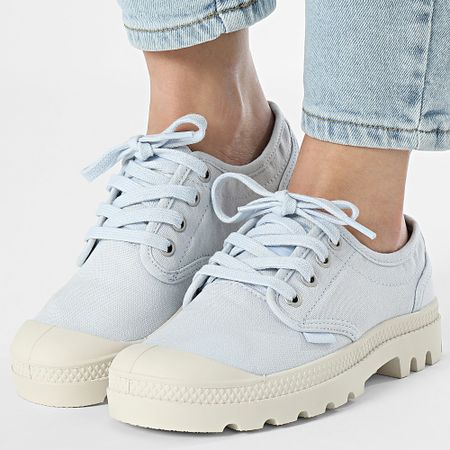 Palladium - Sneakers Pampa Oxford Donna 92351 Blu Art