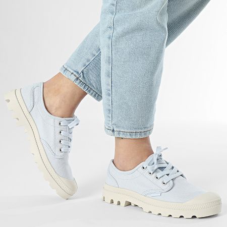 Palladium - Sneakers Pampa Oxford Donna 92351 Blu Art