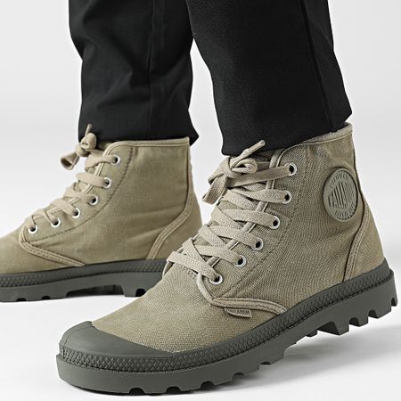 Palladium - Stivali Pampa Alti 02352 Verde Scuro