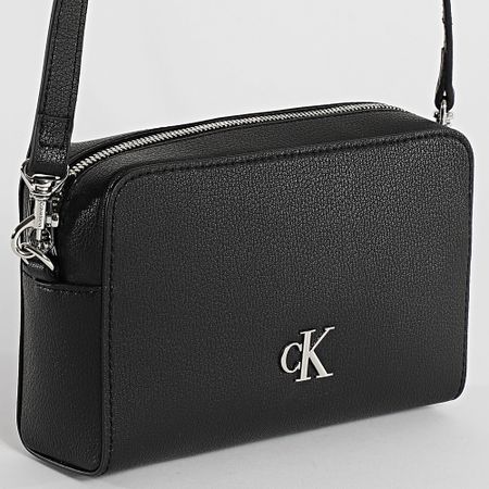 Calvin Klein - Borsa da donna con fotocamera Monogram Minimal 20 3162 Nero
