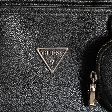Guess - Lot Borsa e Pochette Donna BG900624 Nero Oro
