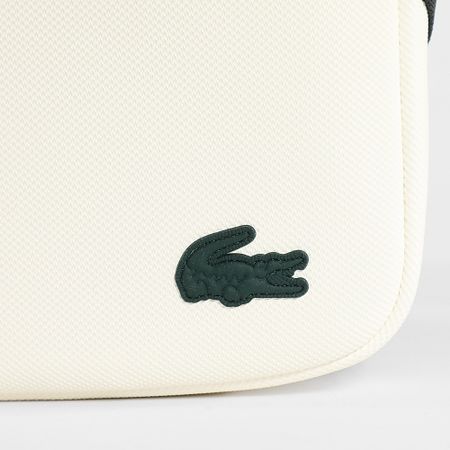 Lacoste - Borsa crossover piatta Beige
