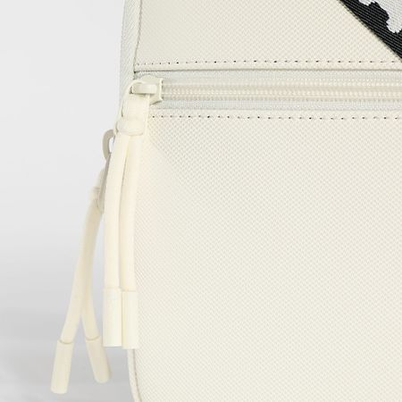 Lacoste - Borsa crossover piatta Beige