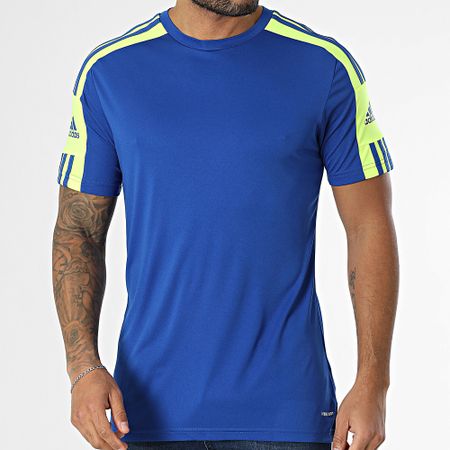 Adidas Sportswear - Squad 21 Tee Shirt GP6421 Blu reale Giallo fluorescente
