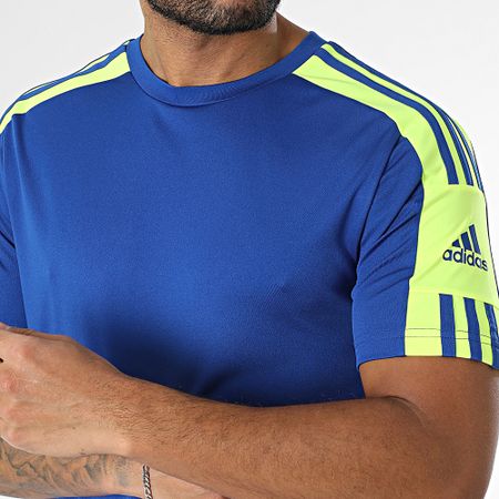 Adidas Sportswear - Squad 21 Tee Shirt GP6421 Blu reale Giallo fluorescente