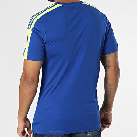 Adidas Sportswear - Squad 21 Tee Shirt GP6421 Blu reale Giallo fluorescente