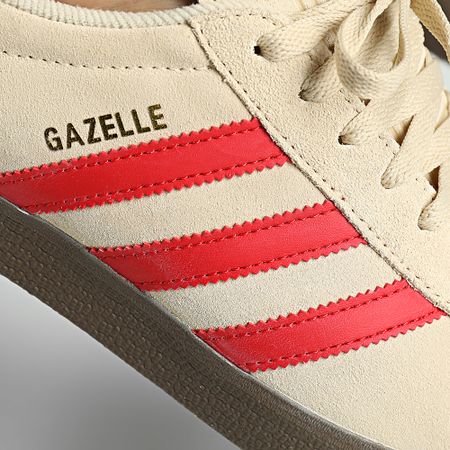 Adidas Originals - Gazelle JH5393 Sand Strata Better Scarlet Footwear White Sneakers