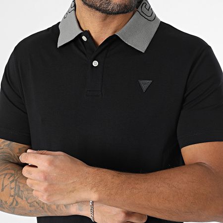 Guess - Polo manica corta M5GP66-J1314 nero grigio