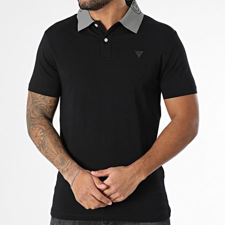 Guess - Polo manica corta M5GP66-J1314 nero grigio