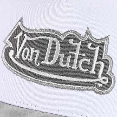 Von Dutch - Cappello Trucker Rockford 7030837 Bianco Grigio