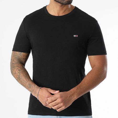 Tommy Jeans - Set di 3 camicie slim 1579 bianco nero