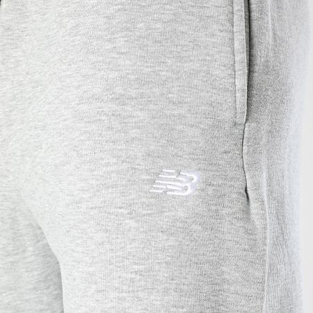 New Balance - Pantaloni da jogging in pile MP41503 Grigio erica