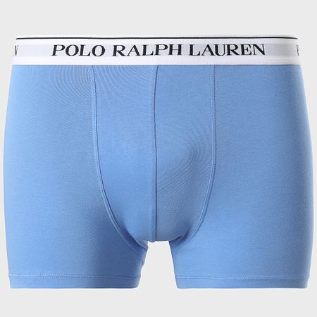 Polo Ralph Lauren - Set di 3 boxer blu chiaro viola nero