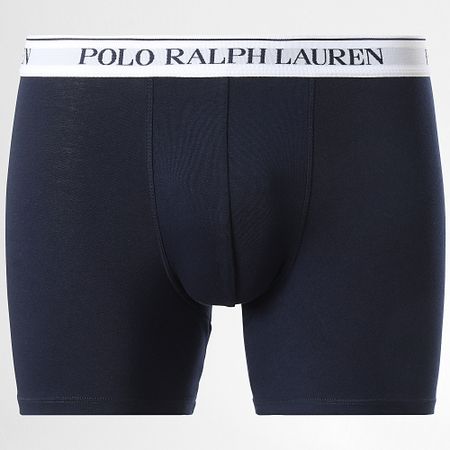Polo Ralph Lauren - Set di 3 boxer bianchi, azzurri e marini