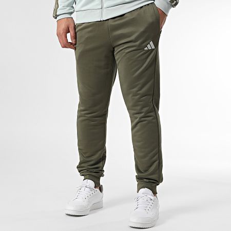 Adidas Sportswear - Tuta 3 strisce JI8874 Verde chiaro Verde kaki