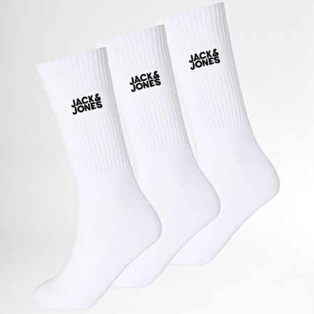 Jack And Jones - 3 paia di calzini da tennis Prime Bianco