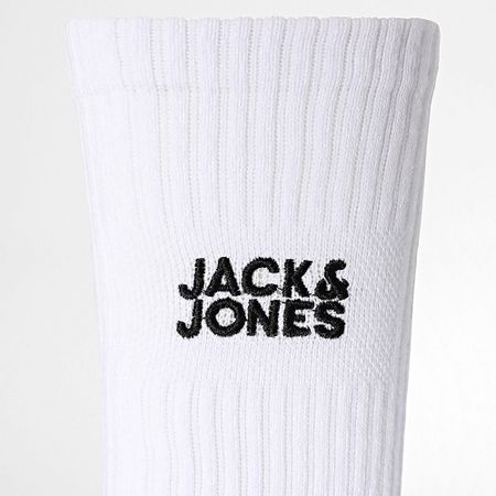 Jack And Jones - 3 paia di calzini da tennis Prime Bianco