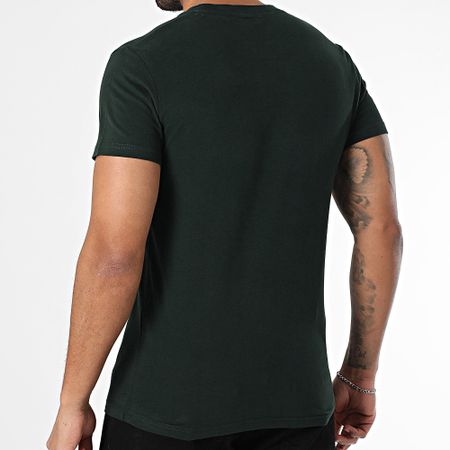 Superdry - Maglietta Essential con ricamo logo M1011245A Verde scuro