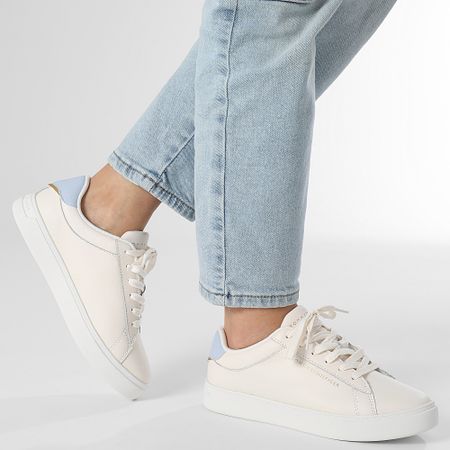 Tommy Hilfiger - Sneaker donna Essential Court 8320 Ancient White