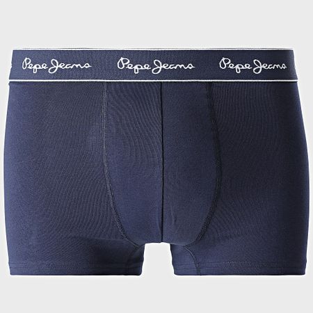 Pepe Jeans - Set di 3 boxer rosso navy PMU11178