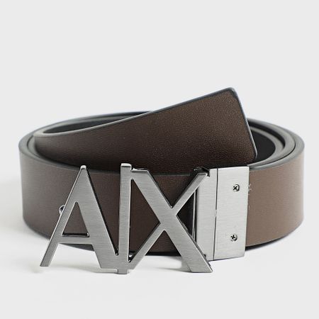 Armani Exchange - Cintura reversibile 951017 CC505 Nero Marrone