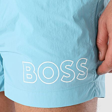 BOSS - Pantaloncini da bagno Mooneye 50469280 Azzurro