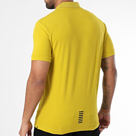 EA7 Emporio Armani - Polo a maniche corte 8NPF14-PJVQZ Giallo senape