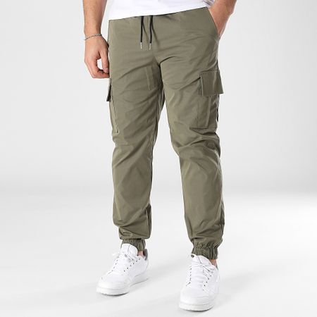 Frilivin - Pantaloni Cargo verde cachi