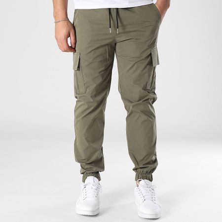 Frilivin - Pantaloni Cargo verde cachi