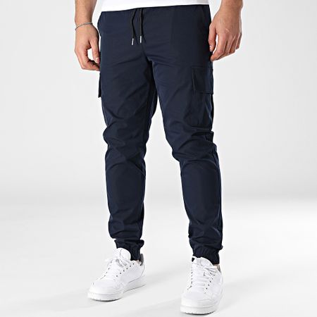 Frilivin - Pantaloni cargo blu navy