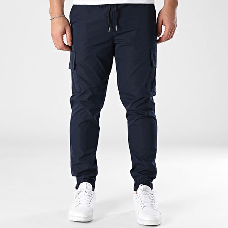 Frilivin - Pantaloni cargo blu navy