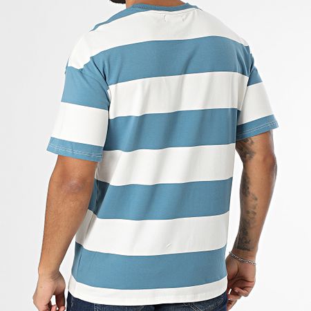 Frilivin - Maglietta oversize a righe bianche e blu