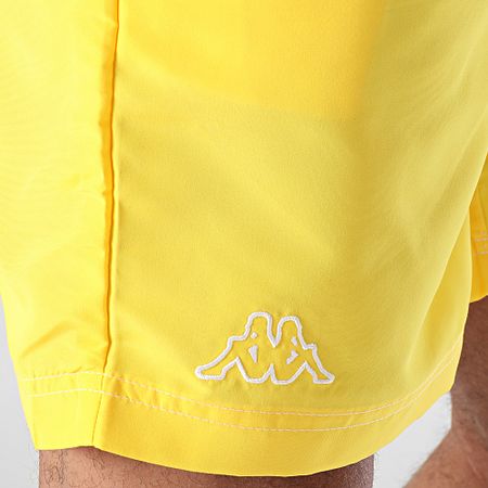 Kappa - Zolg 303N0C0 Pantaloncini da bagno con logo giallo