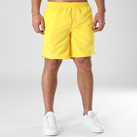 Kappa - Zolg 303N0C0 Pantaloncini da bagno con logo giallo