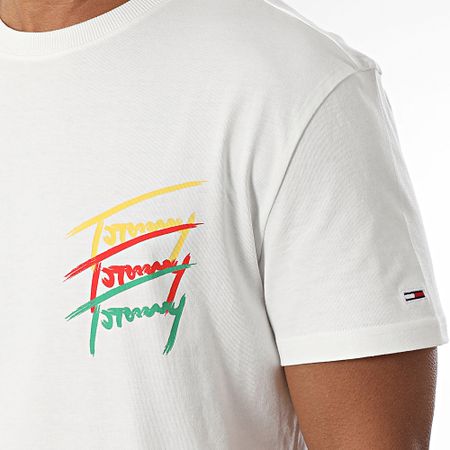 Tommy Jeans - Maglietta Twisted Signature 0771 Bianco