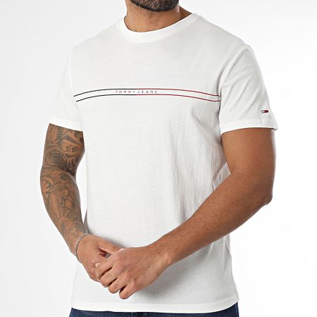 Tommy Jeans - Set di 2 magliette con grafica Entry 1902 in bianco e nero