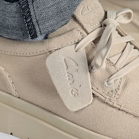 Clarks - Polden Moc Off Scarpe di tela bianche