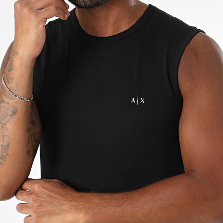 Armani Exchange - Set di 2 canottiere XM000873-AF13682 Nero Bianco
